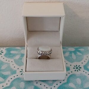 Sterling Silver Mother Of Pearl Ring